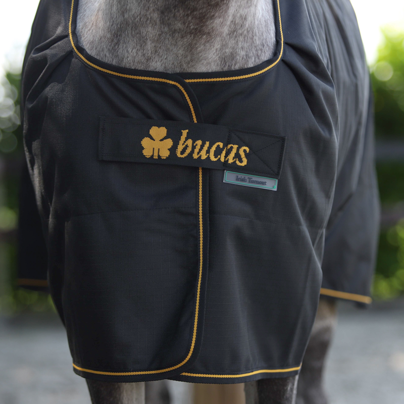 Bucas Irish 50g Turnout - Black/Gold-2